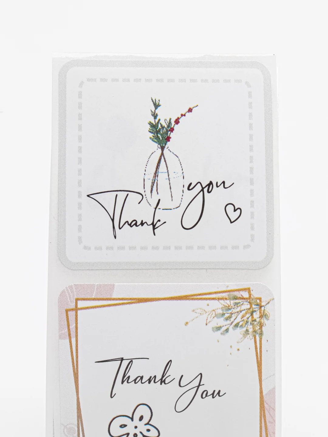 Молочный набор наклеек с надписью "Thank you", "Спасибо"