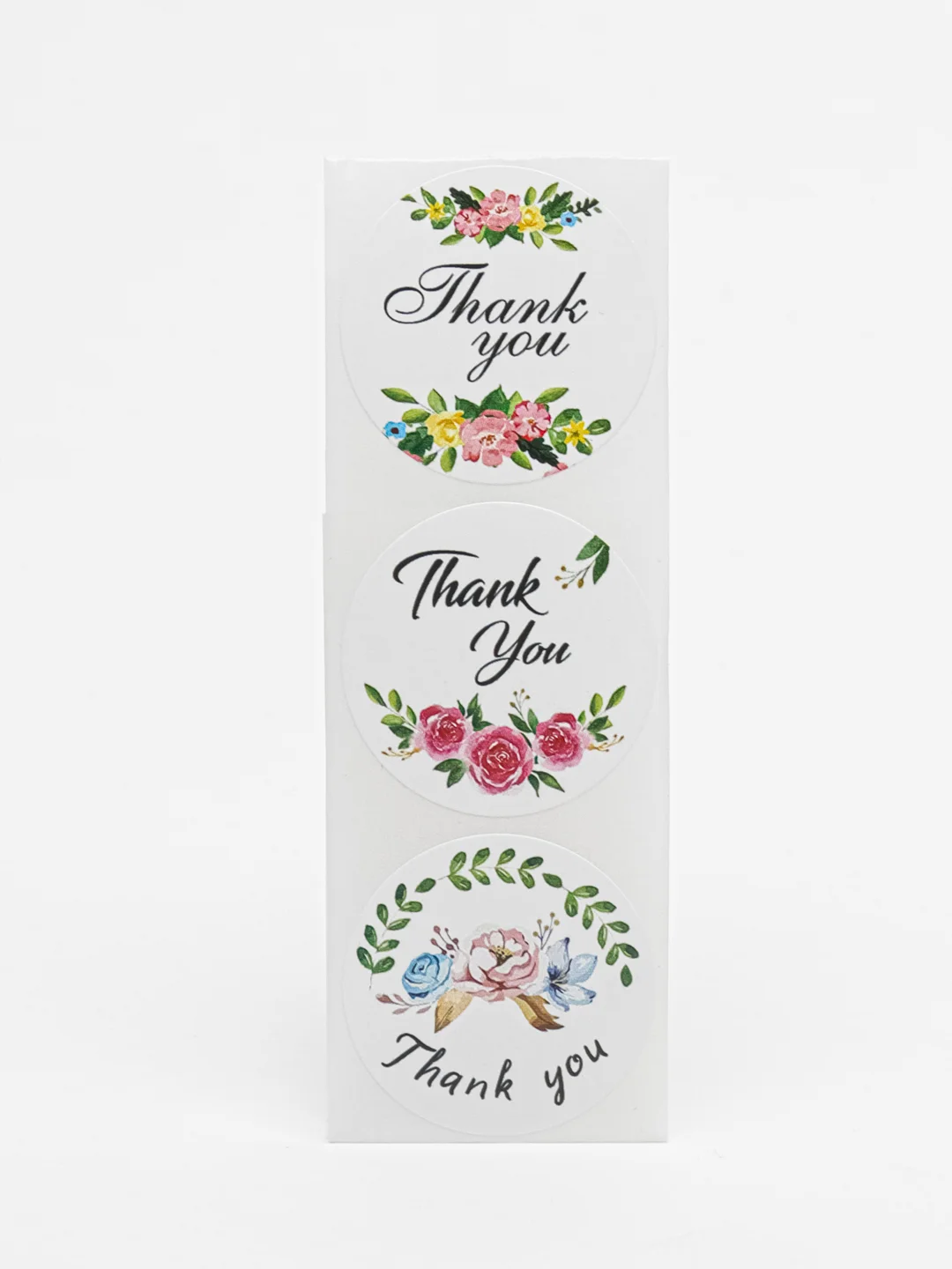 Мятный набор наклеек с надписью "Thank you", "Спасибо"