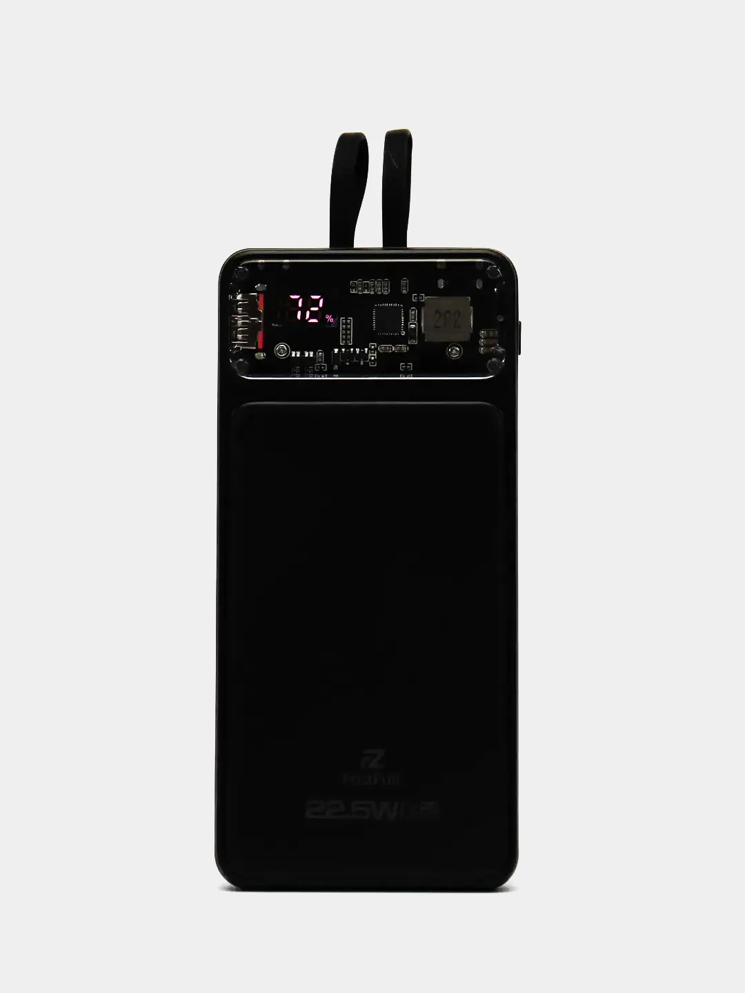 Белый внешний аккумулятор с быстрой зарядкой, Lightning, Type-C, Powerbank