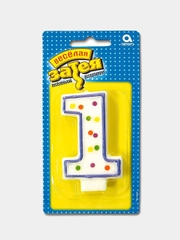 Свеча-цифра по номерам, 7,6 см