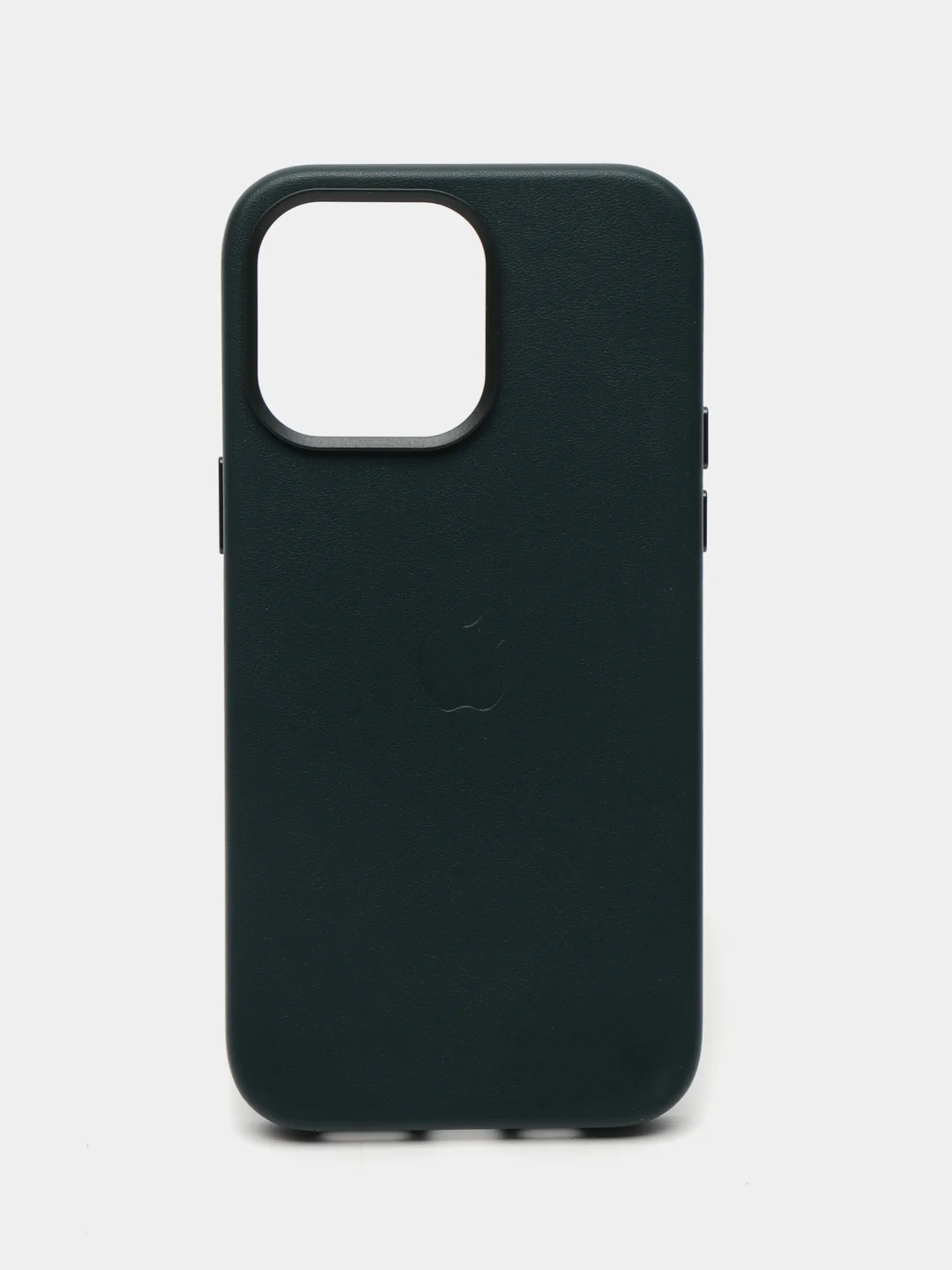 Тёмно-зелёный кожаный чехол-накладка для iPhone 11, 12, 13, 14, 15 Mini, Plus, Pro, Pro Max с MagSafe