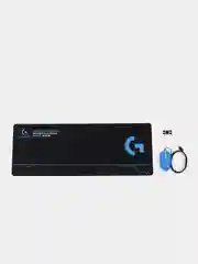 Лазурный комплект: мышь Logitech G102 (синяя, черная, белая), коврик и противоскользящие коньки