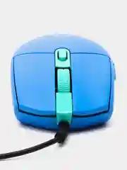 Лазурный комплект: мышь Logitech G102 (синяя, черная, белая), коврик и противоскользящие коньки