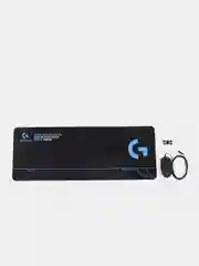 Лазурный комплект: мышь Logitech G102 (синяя, черная, белая), коврик и противоскользящие коньки