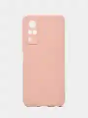 Бежевый чехол для Vivo Y31 2021 / Vivo Y51 2020 / Y53S 4G / Y33 4G, силиконовый, цветной, матовый