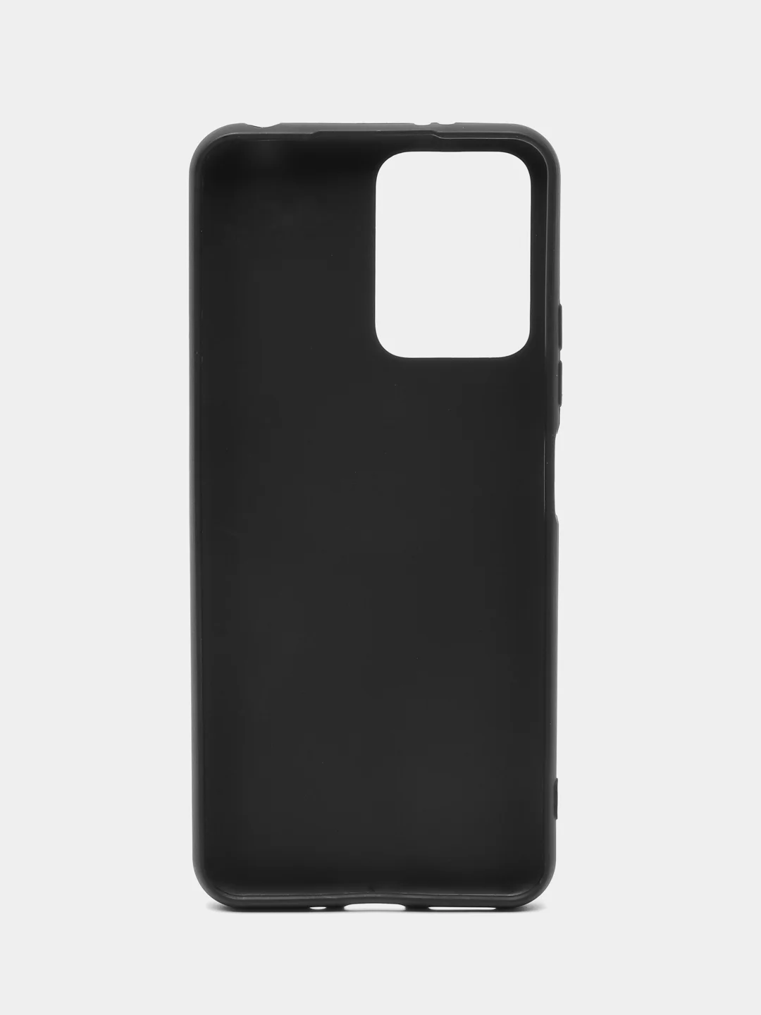 Угольный чехол для Redmi Note 12 4G, Редми Нот 12 4Джи силиконовый, матовый, черный