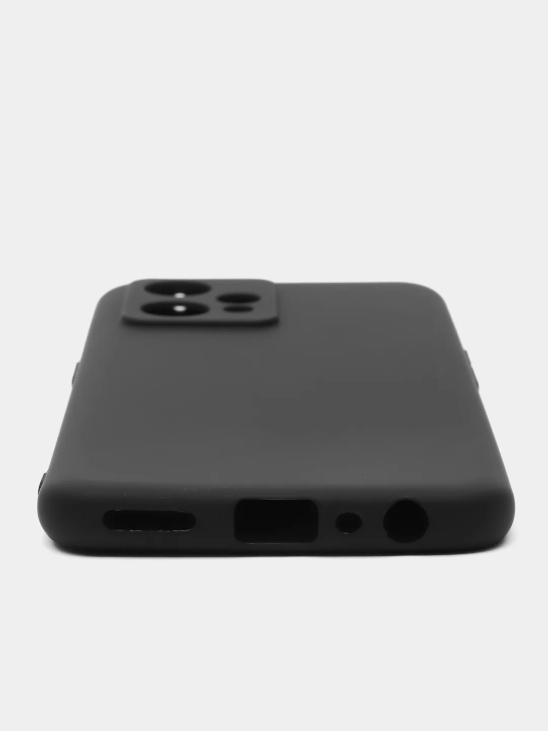 Черный чехол Realme 9 4G, Pro Plus 5G (Реалми 9 Про Плюс), черный, силиконовый