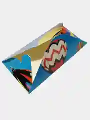 Золотой конверт для денег подарочный