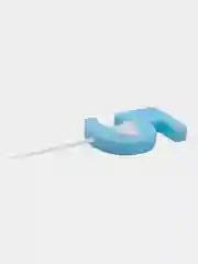Синий свечи в форме цифры