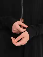 Черный платье с замком, оверсайз