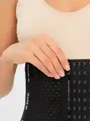 Черный корсет-пояс утягивающий, для похудения