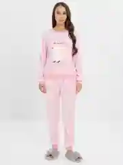 Розовый пижама женская