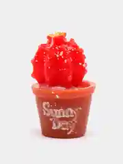 Красный мини фигурка сувенир для коллекции "Кактус", 1 шт