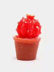 Красный мини фигурка сувенир для коллекции "Кактус", 1 шт