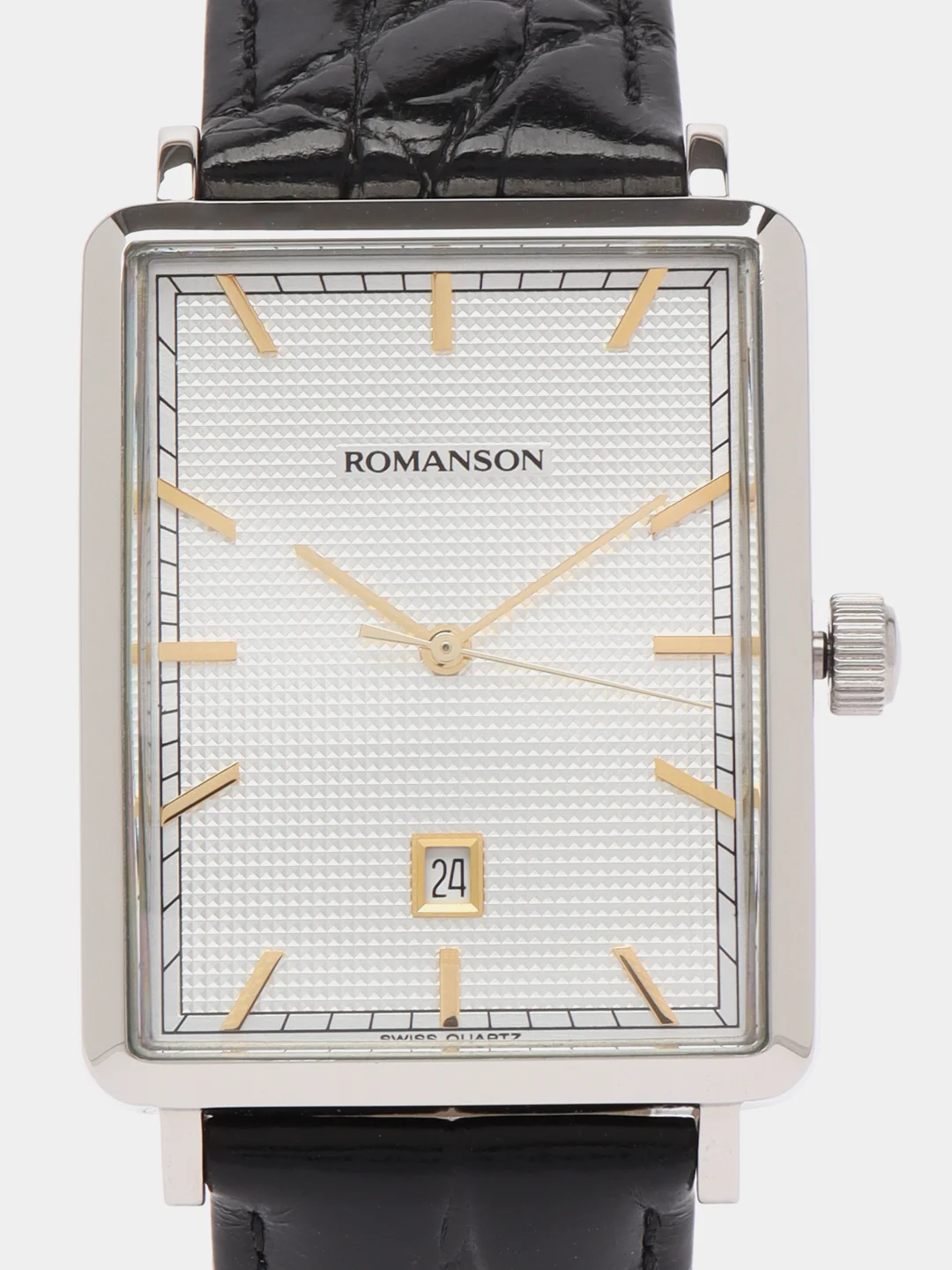 Серебряный часы мужсике Romanson