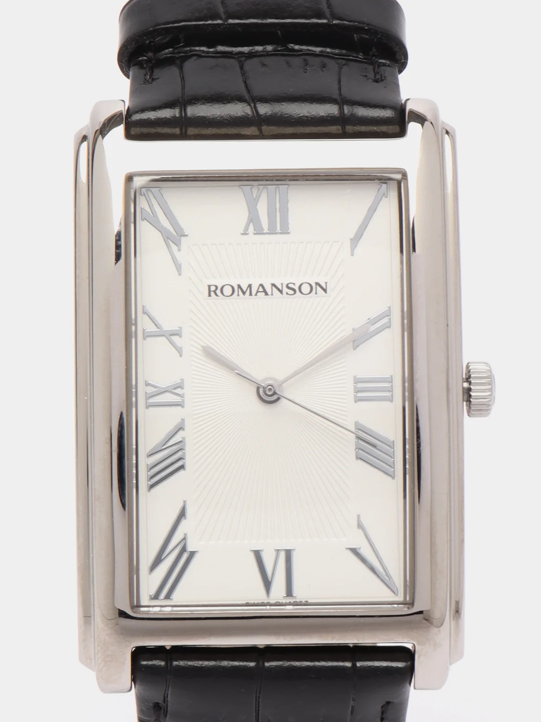 Тёмно-серый часы мужсике Romanson