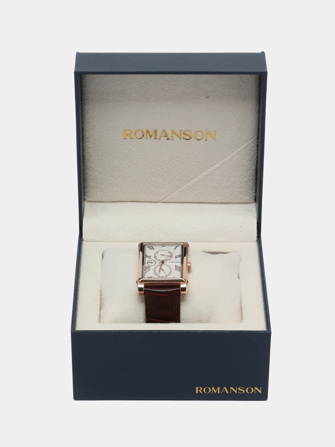 Бордовый часы мужсике Romanson