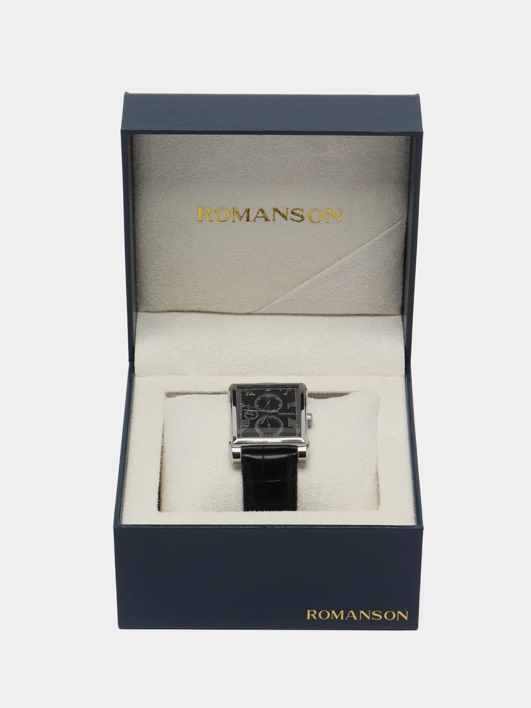Черный часы мужсике Romanson