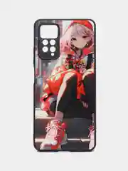 Рыжий чехол с рисунком на Xiaomi Redmi Note 11 Pro 4G и Redmi Note 12 Pro 4G (Нот 11/12 Про 4G)