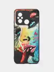 Разноцветный чехол с рисунком на Xiaomi Redmi 12C (Сяоми Редми 12Ц)