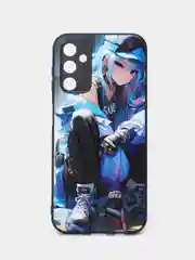 Индиго чехол с рисунком на Samsung Galaxy A14 (Самсунг Галакси А14)