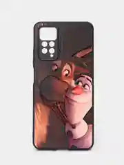 Коричневый чехол с рисунком на Xiaomi Redmi Note 11 Pro 4G и Redmi Note 12 Pro 4G (Нот 11/12 Про 4G)