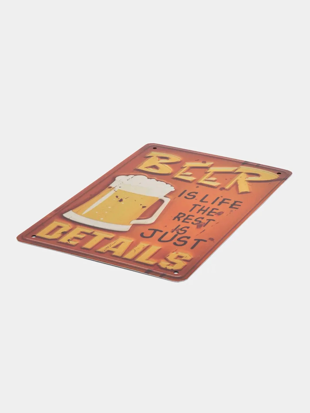 Зелёный хаки винтажные жестяные таблички "Beer"