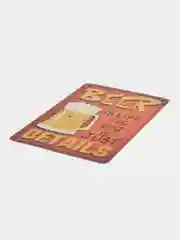 Зелёный хаки винтажные жестяные таблички "Beer"