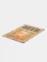 Золотистый хаки винтажные жестяные таблички "Beer"