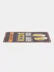 Бордовый винтажные жестяные таблички "Beer"