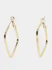 Серьги-кольца "Diamond"