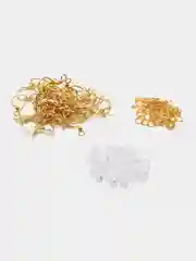 Золотой швензы, колечки, заглушки для сережек