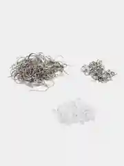 Серый металлик швензы, колечки, заглушки для сережек