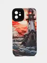 Манго чехол на айфон 11, с принтом, 8 принтов, чехол для iphone 11, Горы, Река, Море, Рисунок,