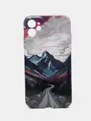 Марсала чехол на айфон 11, с принтом, 8 принтов, чехол для iphone 11, Горы, Река, Море, Рисунок,
