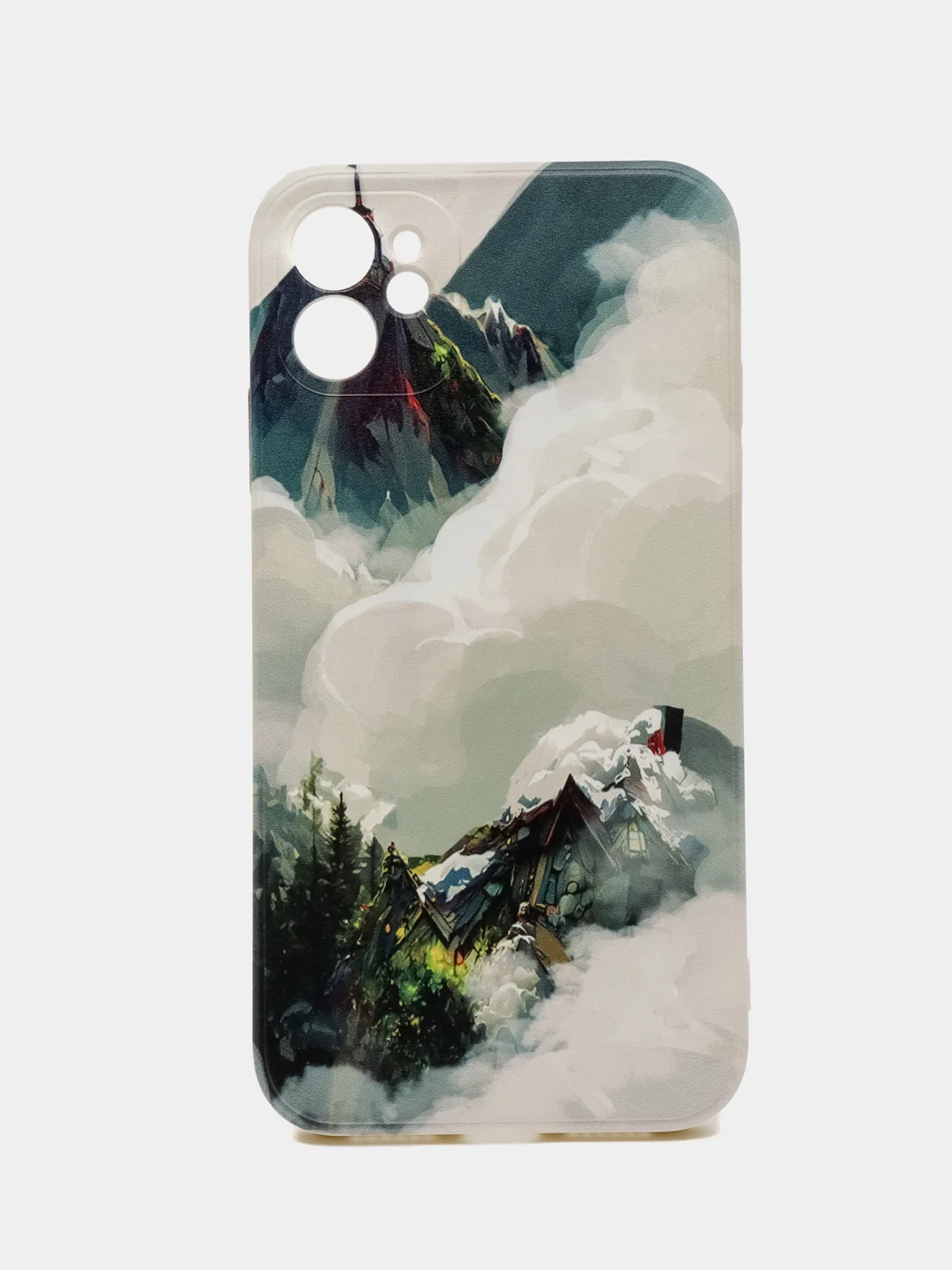 Медный чехол на айфон 11, с принтом, 8 принтов, чехол для iphone 11, Горы, Река, Море, Рисунок,