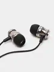 Черный наушники проводные с микрофоном, 3.5 мм