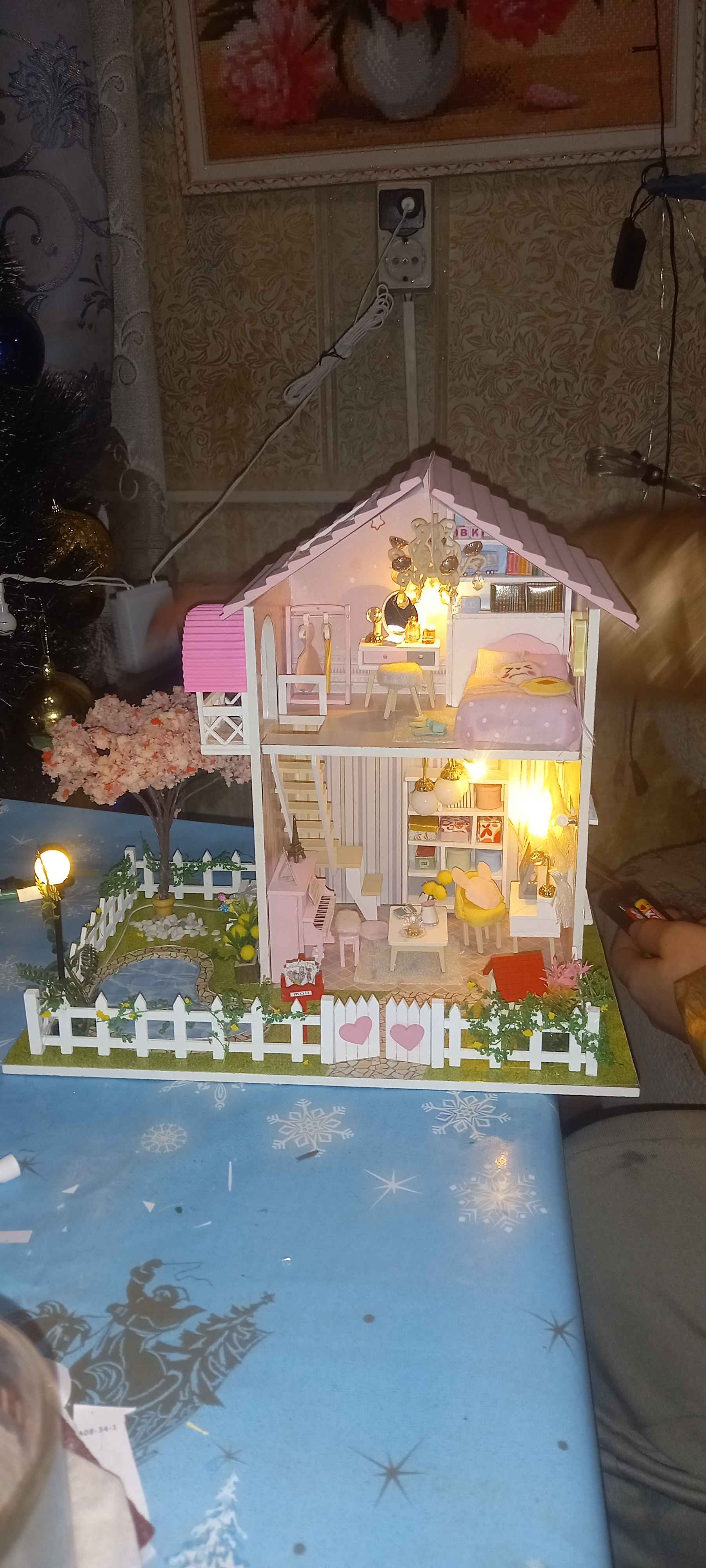 Интерьерный конструктор (Румбокс, Модель для сборки) Mini House Hobby Day  