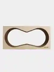 Когтеточка для кошек и лежанка Muzzle 2 в 1 из гофрокартона напольная, 77 х 22 x 37 см