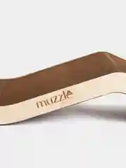 Когтеточка для кошек и лежанка Muzzle 2 в 1 из гофрокартона напольная, 71 х 22 x 31 см