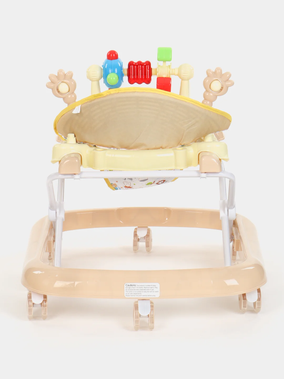 Бежевый ходунки музыкальные "Игротека с игровой панелью"