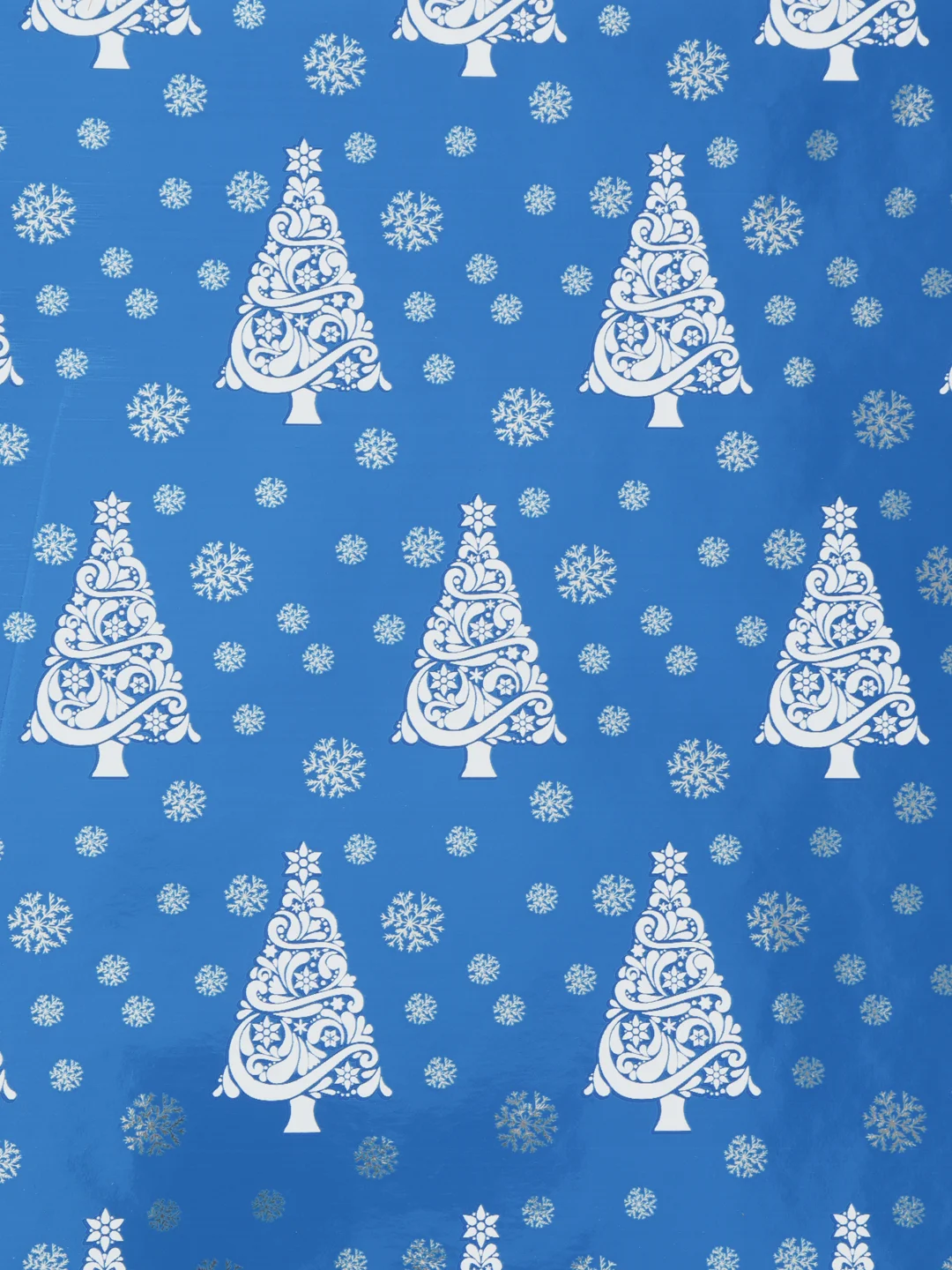 Бумага упаковочная для подарков, новогодняя 3 штуки "Хmas Pattern", Золотая Сказка, 591935