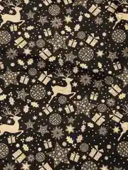 Бумага упаковочная для подарков, новогодняя 3 штуки "Хmas Pattern", Золотая Сказка, 591935