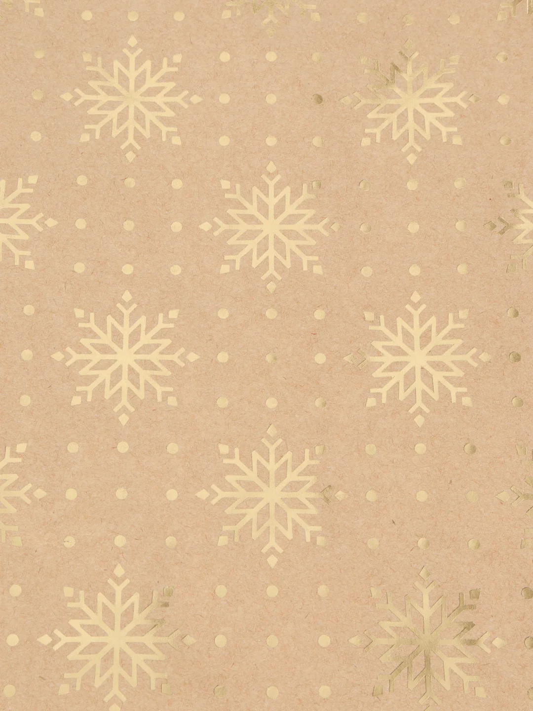 Бумага упаковочная, для подарков новогодняя 3 штуки "Winter Kraft", Золотая Сказка, 591936