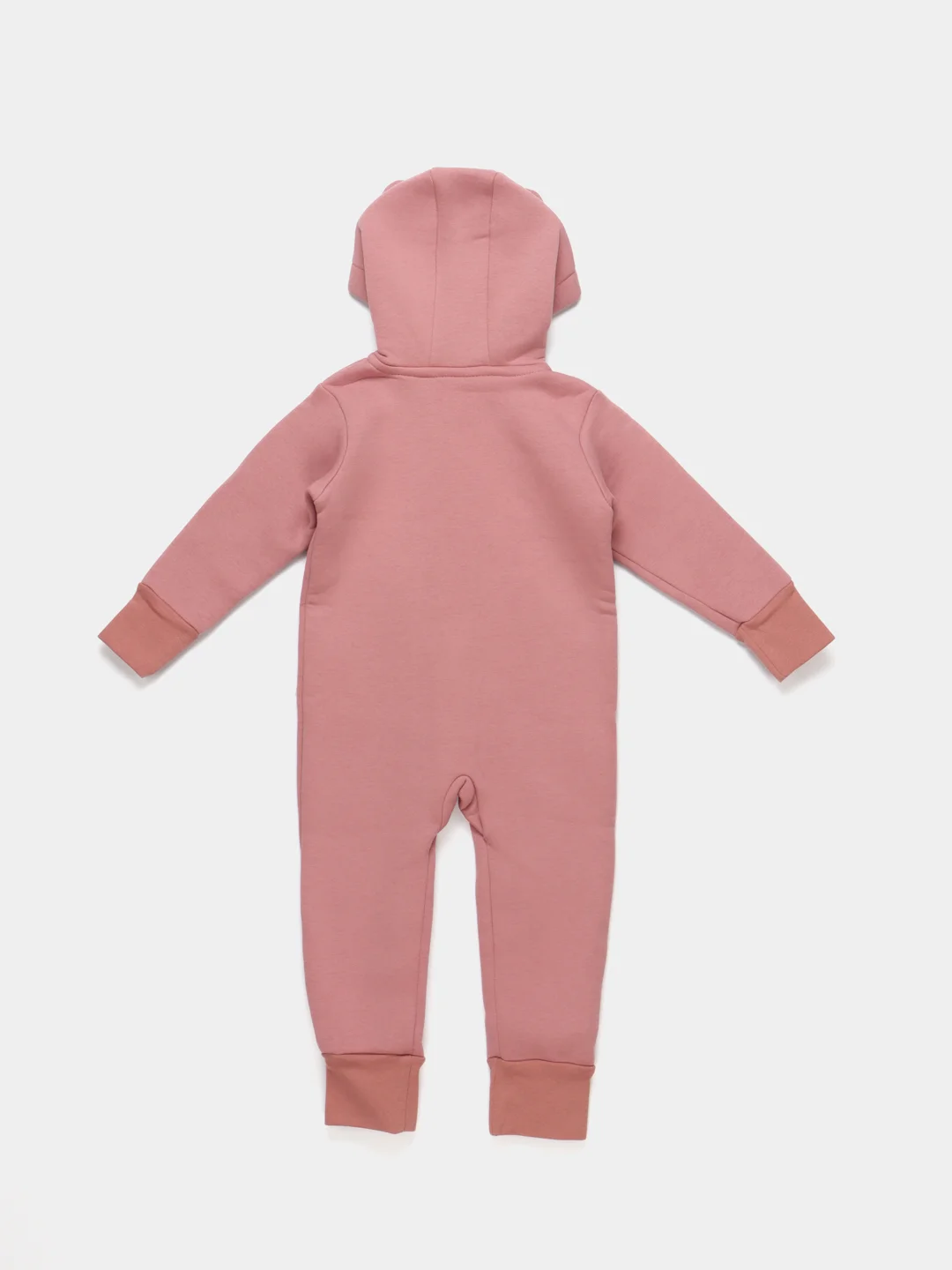 Коралловый меланж комбинезон "Мишка"
