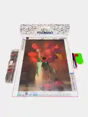 Алмазная мозаика, 30 х 40 см, "Тюльпаны", без подрамника