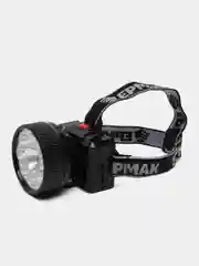 ЕРМАК фонарь налобный, аккумуляторный, 0,5 Вт, LED, вилка 220В, 8,8 x 7,4 х 8,5 см