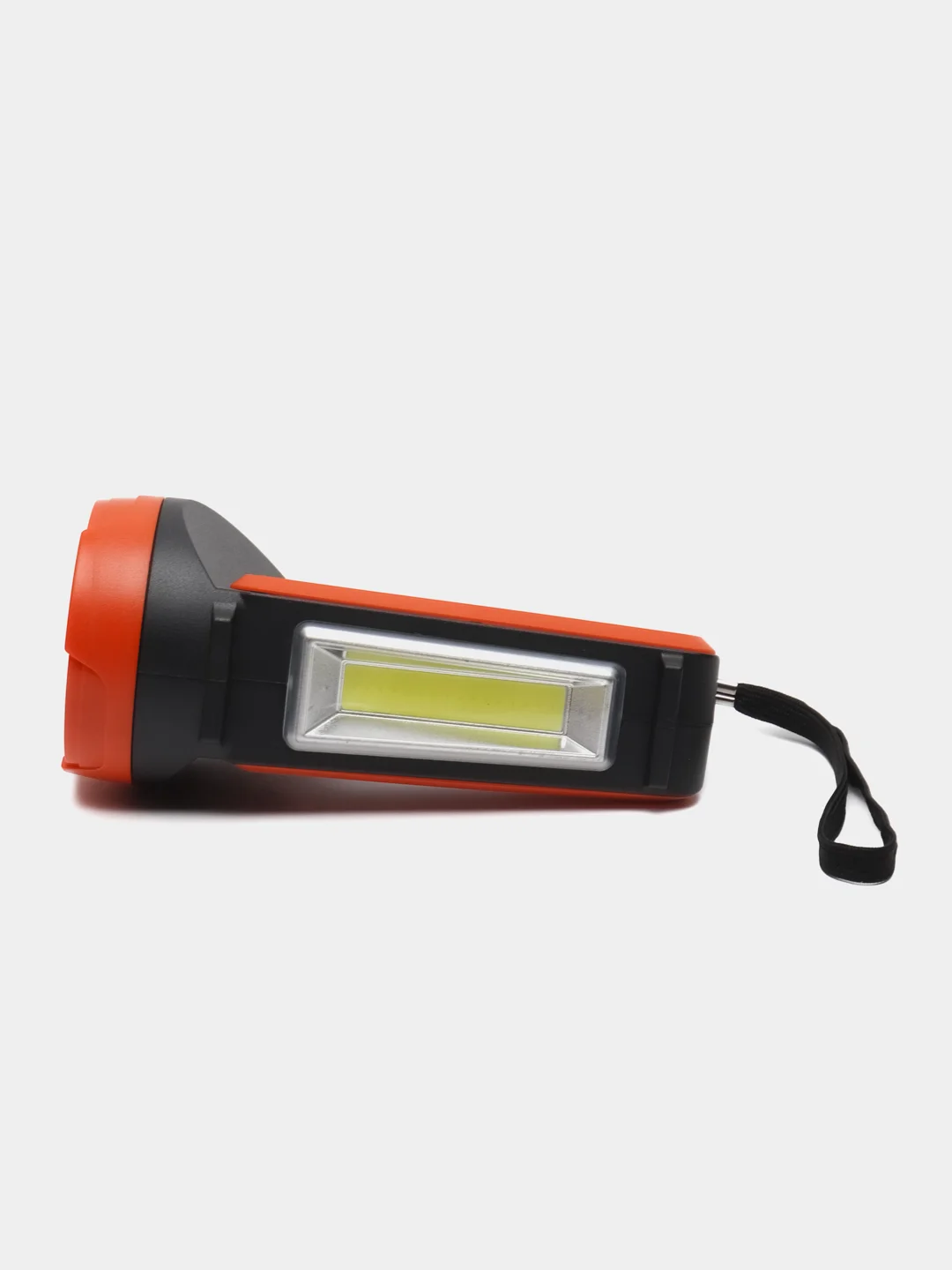 ЕРМАК фонарь-прожектор, LED + COB, 6 режимов, 2400 мАч, USB кабель, 9 х 9 х 20 см, пластик