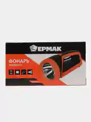 ЕРМАК фонарь-прожектор, LED + COB, 6 режимов, 2400 мАч, USB кабель, 9 х 9 х 20 см, пластик