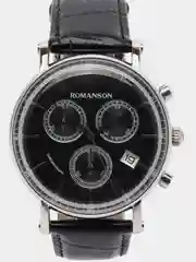 Угольный часы мужские Romanson